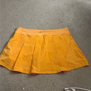 Lululemon Athletica Vibrant Yellow Mini Skirt